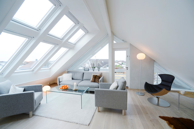 Velux dans une habitation design Luminosité grâce aux Velux