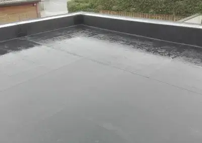 Plat dak met EPDM