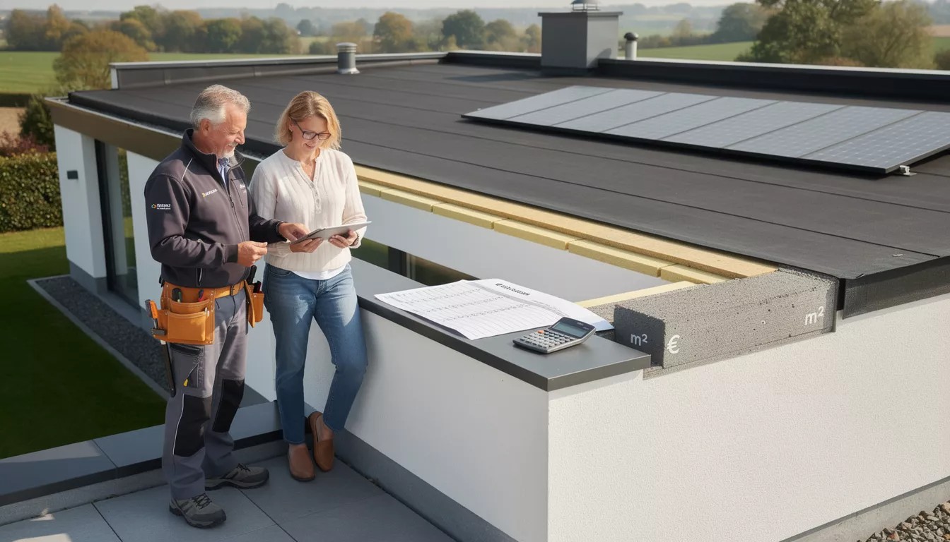 Budget en offerte voor een plat dak