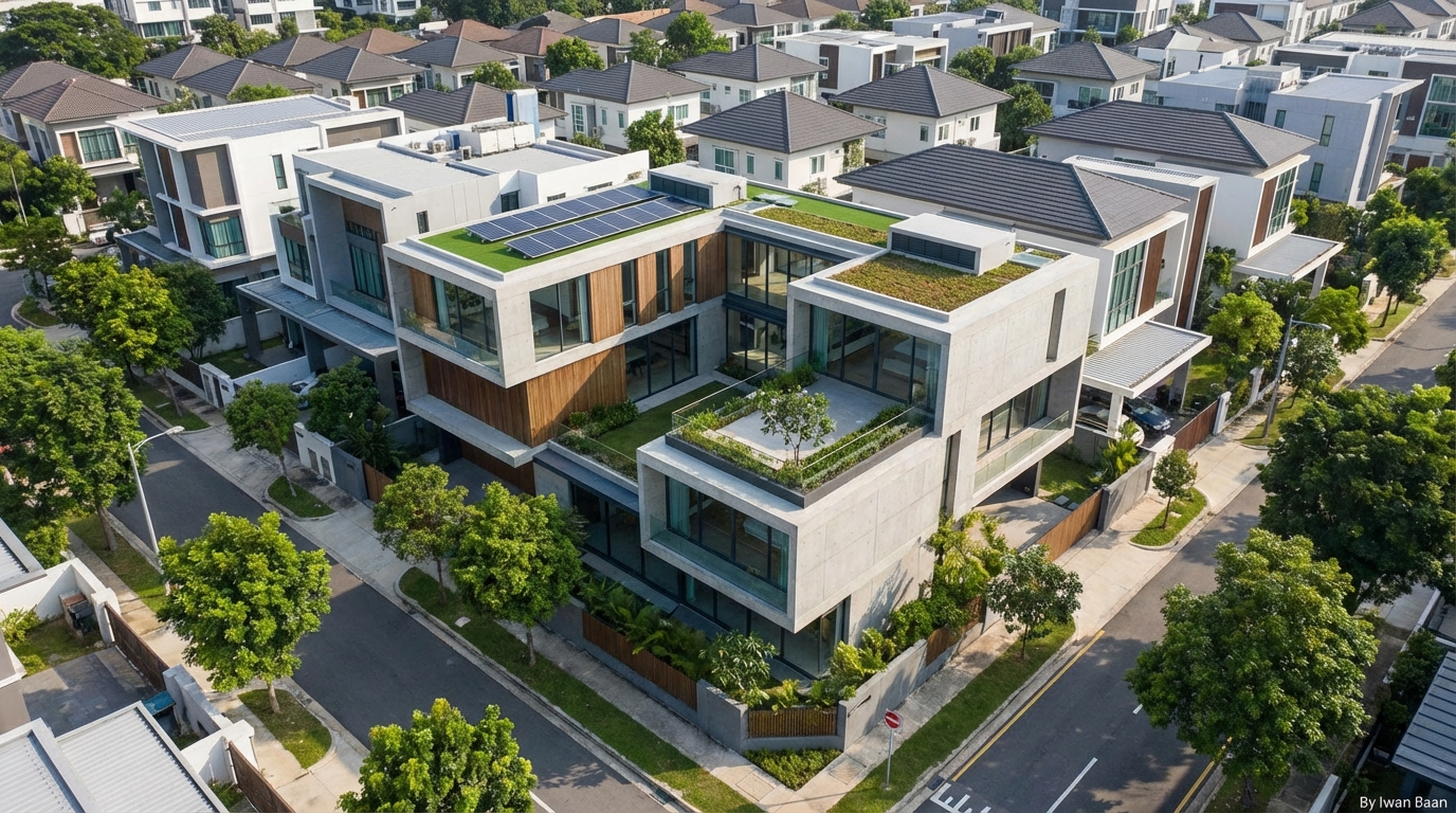 ruimtebesparend plat dak