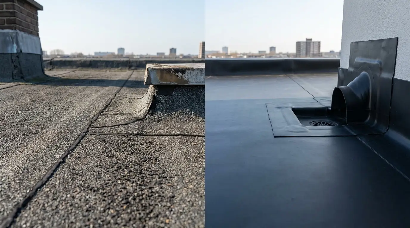 nieuw plat dak voor uw huis