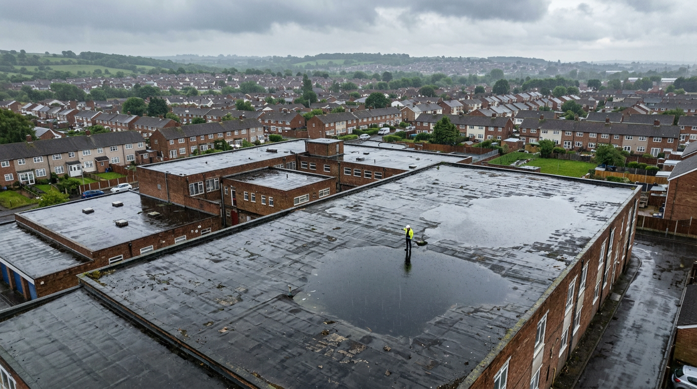 Réparation toiture urgente, Signes toiture V&D DAKWERKEN illustration 02