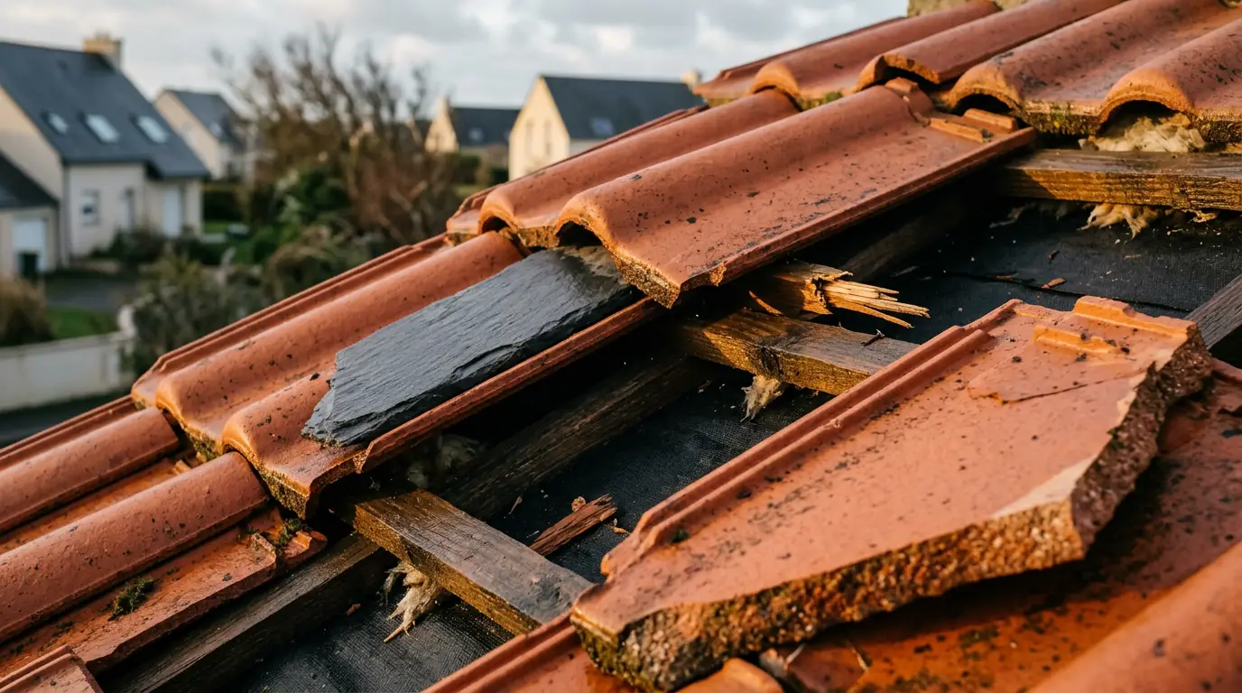 Stormschade aan uw dak