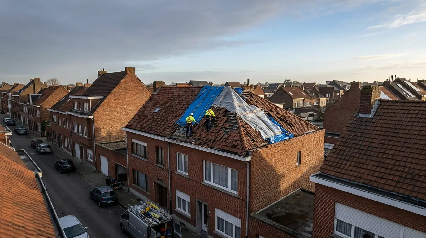 Stormschade aan uw dak